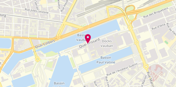 Plan de Quiksilver, Docks Vauban Local Quai Frissard, 76600 Le Havre
