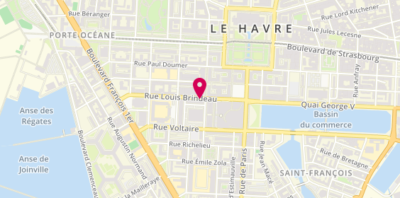 Plan de Emma M. Boutique, 96 Rue Louis Brindeau, 76600 Le Havre