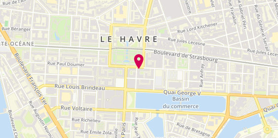 Plan de Yves Saint Clair, 20 place de l'Hôtel de Ville, 76600 Le Havre
