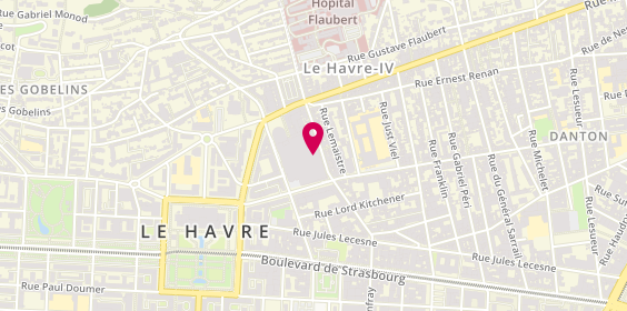Plan de Armand Thiery, 22 Rue Casimir Périer, 76600 Le Havre