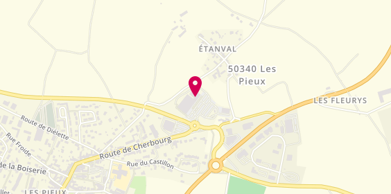 Plan de Districenter, 26 Bis Route de Cherbourg, 50340 Les Pieux