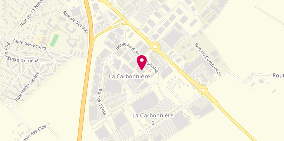 Plan de La Halle Chaussures & Maroquinerie, Zone Aménagement la Carbonniere
931 Boulevard de Westphalie, 76360 Barentin