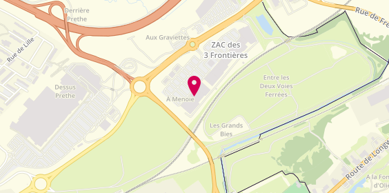 Plan de GÉMO, Avenue de l'Europe Zone Aménagement parc Internat 3 Frontieres, 54350 Mont-Saint-Martin