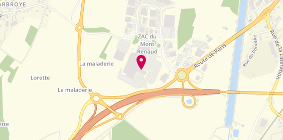 Plan de CHAUSSEA, Vc Zone Aménagement du Mont Renaud, 60400 Noyon