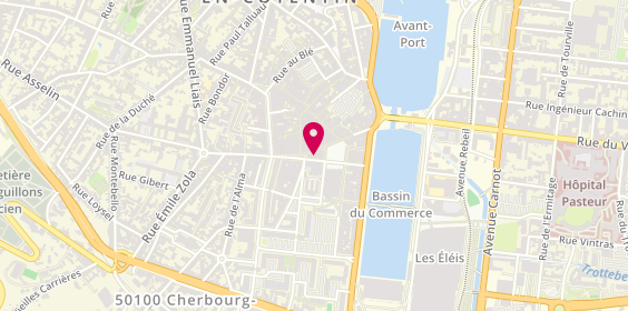 Plan de TRACES, 8 Rue Maréchal Foch, 50100 Cherbourg-en-Cotentin