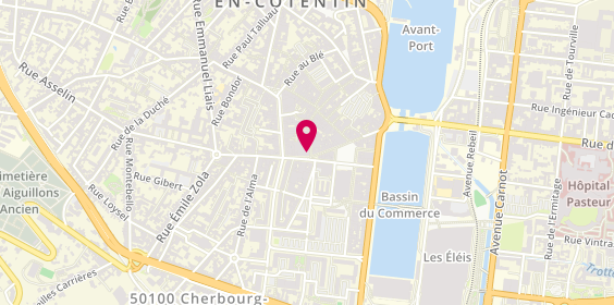 Plan de Damart, 2 Rue Gambetta, 50100 Cherbourg-en-Cotentin