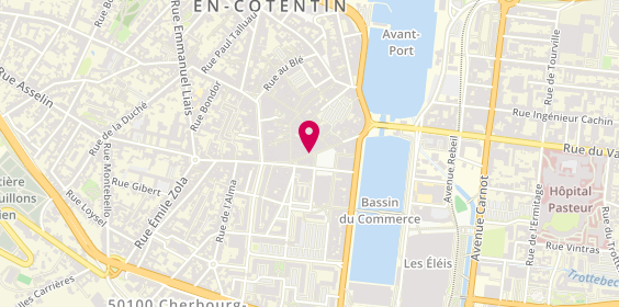 Plan de M&P Chausseray, 17 Rue Marechal Foch, 50100 Cherbourg-en-Cotentin