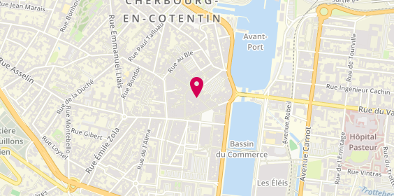 Plan de Magasin 184, 16 Rue du Château, 50100 Cherbourg-en-Cotentin