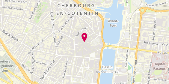 Plan de Eden Blue, 33 Rue du Commerce, 50100 Cherbourg-en-Cotentin