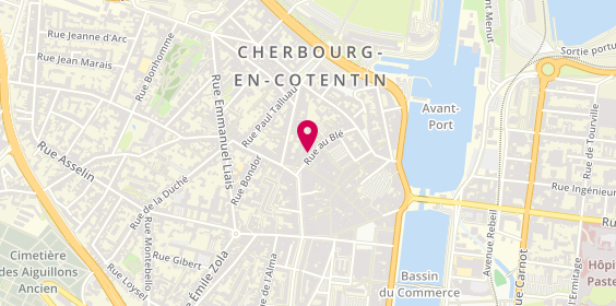 Plan de Vetements Peinturier, 17 Rue au Blé, 50100 Cherbourg-en-Cotentin