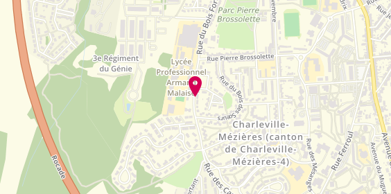 Plan de Cache-Cache, Le Bois Fortant, 08000 Charleville-Mézières