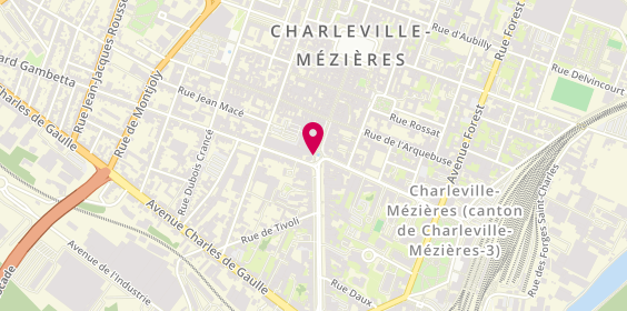 Plan de Jennyfer, 28 Rue Pierre Bérégovoy, 08000 Charleville-Mézières