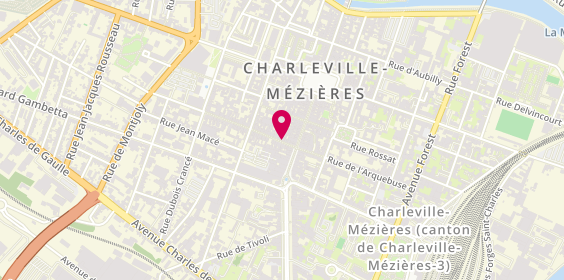 Plan de Etam Lingerie, 11 Rue Bourbon, 08000 Charleville-Mézières