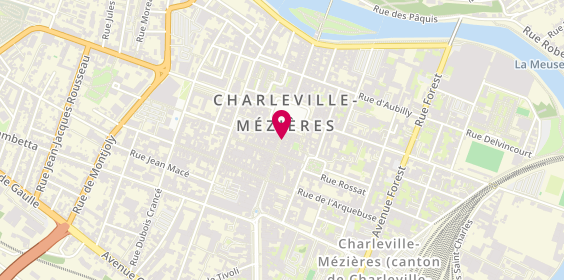 Plan de Okaidi, 13 Rue République, 08000 Charleville-Mézières
