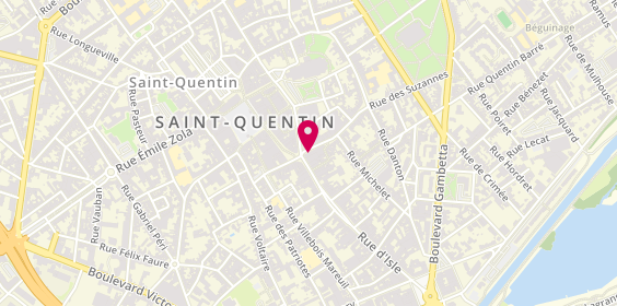 Plan de Hmdeco, 4 Bis Rue de la Sous-Préfecture, 02100 Saint-Quentin