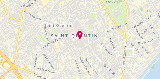 Plan de Etam, 12 Rue de la Sellerie, 02100 Saint-Quentin