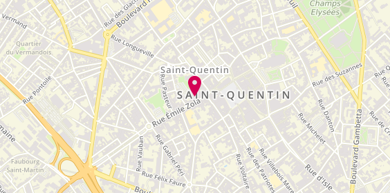 Plan de Ballade en Ville, 28 Rue Emile Zola, 02100 Saint-Quentin