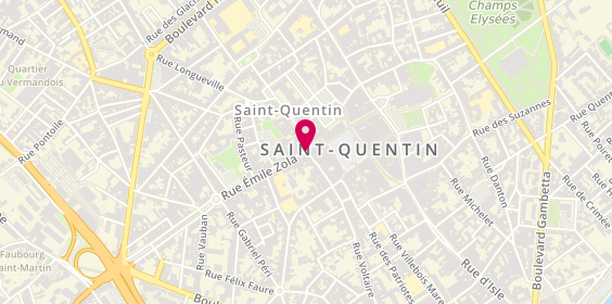 Plan de X And O, 19 Rue Emile Zola, 02100 Saint-Quentin