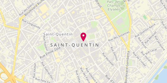 Plan de Sergent Major, 15 Rue des Toiles, 02100 Saint-Quentin