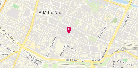 Plan de Des Petits Hauts, 2 Rue Lamarck, 80000 Amiens