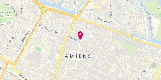 Plan de Aux Sept Nains, 2 Rue au Lin, 80000 Amiens