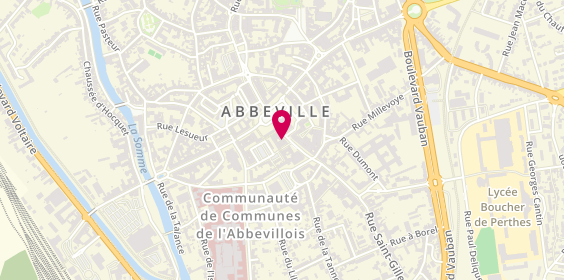 Plan de Chaussures Déguerville, 20 Rue du Maréchal Foch, 80100 Abbeville