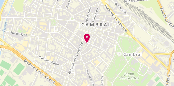 Plan de Clamarje, 32 Rue des Rotisseurs, 59400 Cambrai