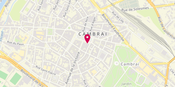 Plan de Etam Lingerie, 56 Place Aristide Briand, 59400 Cambrai