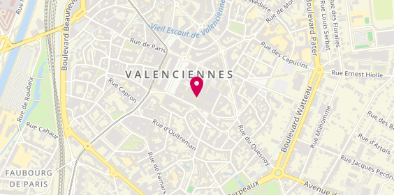 Plan de Valege, Centre Commercial Place Armes
12 Rue de la Halle, 59300 Valenciennes
