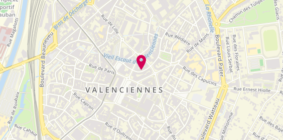 Plan de Insolente, 17 Rue Saint-Géry, 59300 Valenciennes