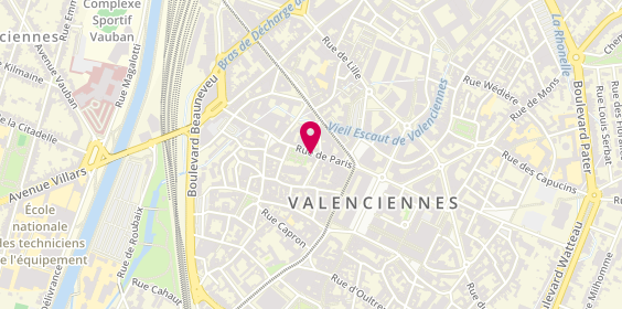 Plan de CYMBELINE, 55 Bis Rue de Paris, 59300 Valenciennes