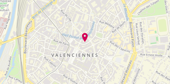 Plan de Méphisto Shop, 17 Rue Saint-Géry, 59300 Valenciennes