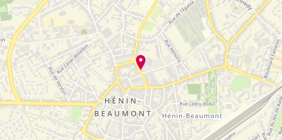 Plan de Zeeman Henin-Beaumont Rue Montpecher, 108 Rue Montpencher, 62110 Hénin-Beaumont