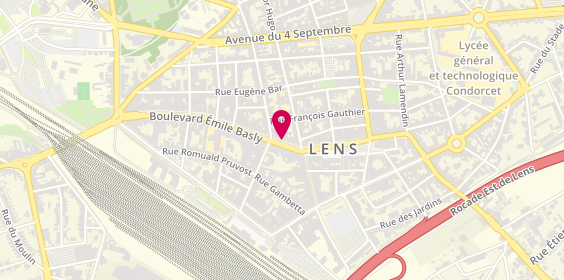 Plan de Regine 4, 16 Rue Marechal Leclerc, 62300 Lens