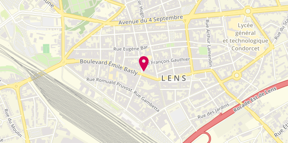 Plan de C.C.V, 24 Rue du Maréchal Leclerc, 62300 Lens