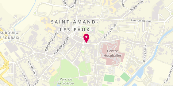 Plan de Zeeman Saint Amand Les Eaux Rue Thiers, 39 Rue Thiers, 59230 Saint-Amand-les-Eaux