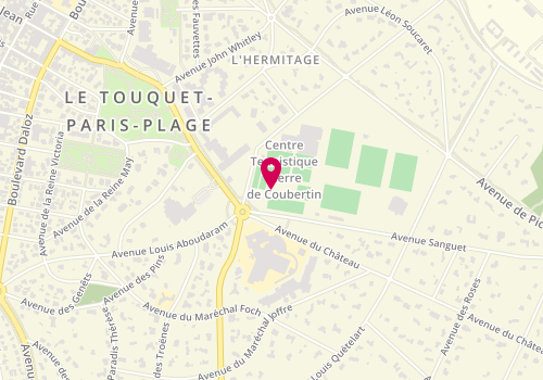 Plan de La boutique du tennis, Hall du Tennis-Club avenue de l'Hippodrome, 62520 Le Touquet-Paris-Plage