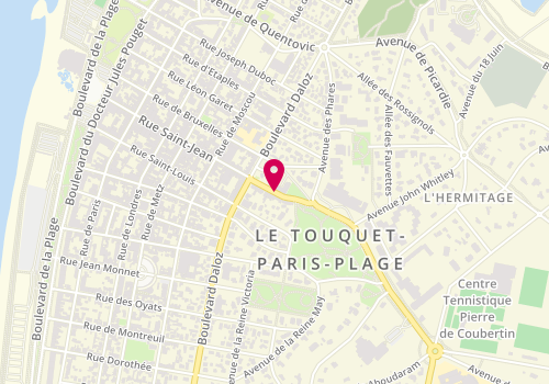 Plan de Hackett, 19 Avenue Saint Jean, 62520 Le Touquet-Paris-Plage