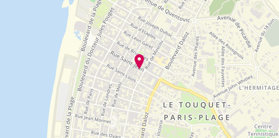 Plan de Caroll, 64 Rue Saint-Jean, 62520 Le Touquet-Paris-Plage