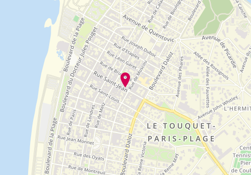 Plan de Ikks, 69 Rue Saint-Jean, 62520 Le Touquet-Paris-Plage