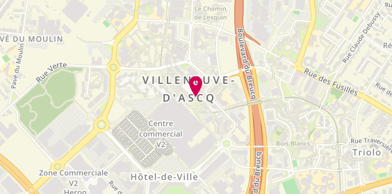 Plan de 1.2.3, Quartier de l'Hôtel de Ville 207 Centre Commercial V 2, 59650 Villeneuve-d'Ascq