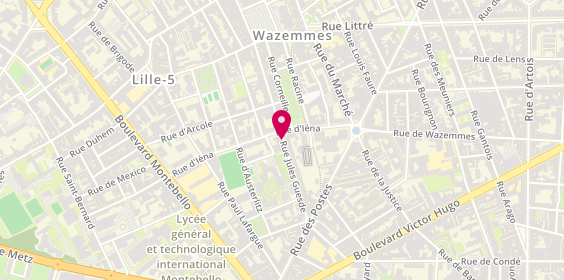 Plan de Elegance Wazemmes, 83 Rue Jules Guesde - Lille, 59000 Lille