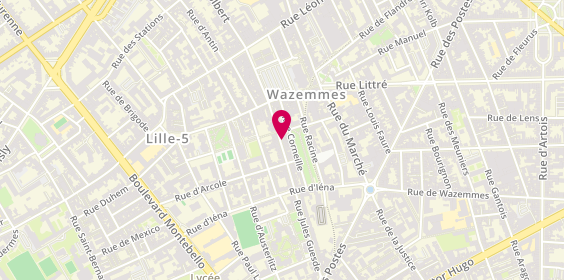 Plan de Lnz, 32 Rue Jules Guesde - Lille, 59000 Lille