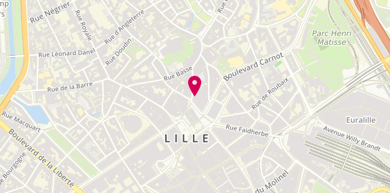 Plan de Alain Figaret, 12 Rue de la Grande Chaussée, 59000 Lille
