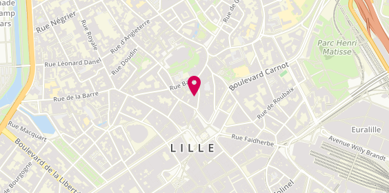 Plan de The Kooples, 17 Rue de la Grande Chaussée, 59800 Lille
