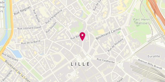 Plan de Comptoire des Cotonniers, 23 Rue de la Grande Chaussée, 59000 Lille