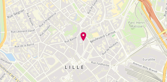 Plan de Tilt Vintage Store, 33 Rue de la Clef, 59000 Lille