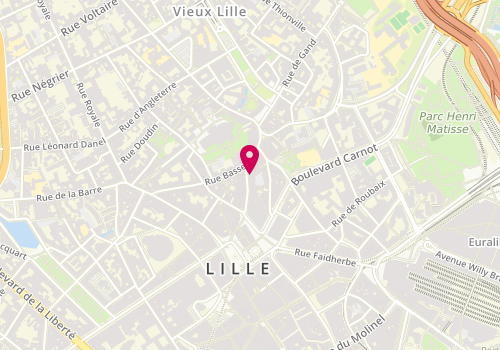 Plan de Sud Express, 44 Rue de la Grande Chaussée, 59800 Lille