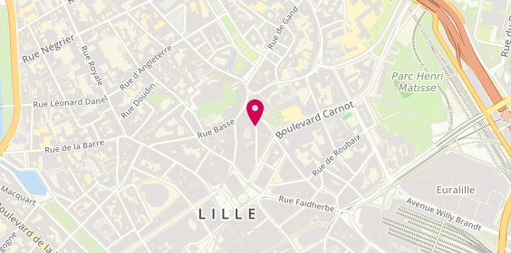 Plan de MOOD Sneakers Lille, 50 Rue de la Clef, 59000 Lille