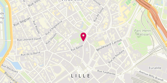 Plan de Zadig et Voltaire, 13 Rue des Chats Bossus, 59800 Lille